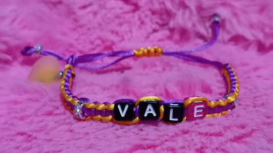 Hermosas pulseras personalizadas con tu nombre y mas, beautiful braceletes with you name and more