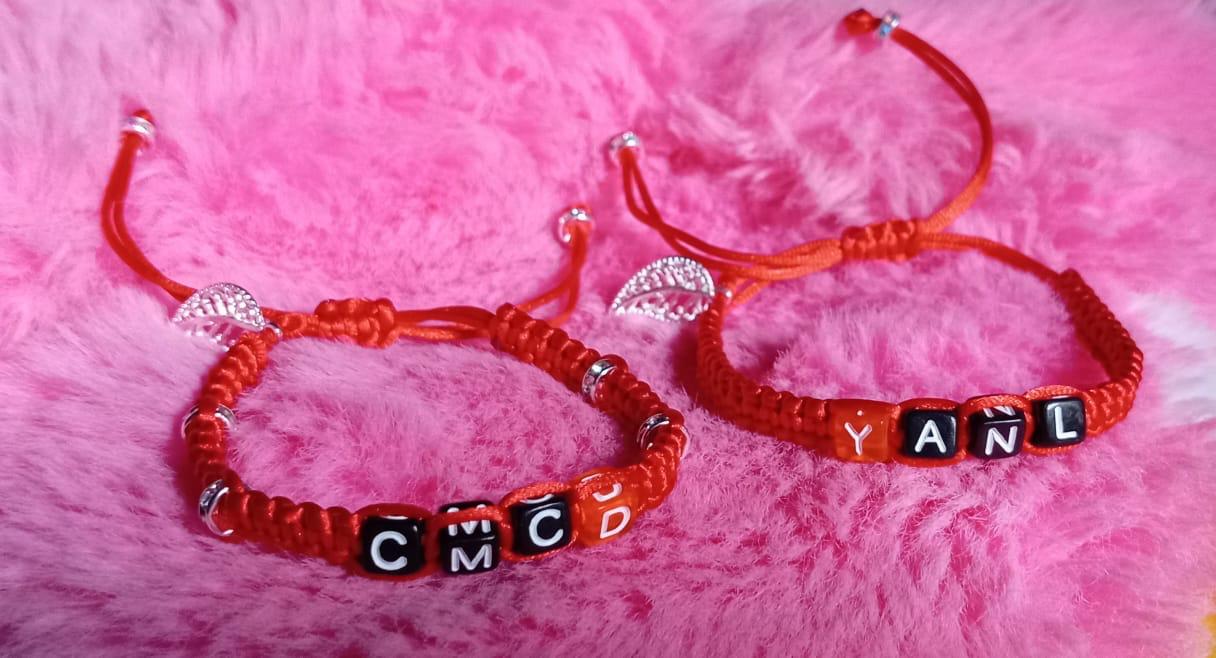 Hermosas pulseras personalizadas con tu nombre y mas, beautiful braceletes with you name and more